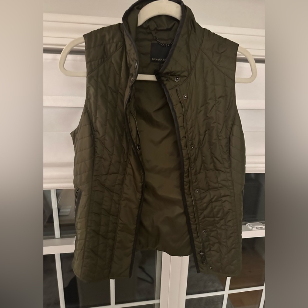 Banana Republic Dark Green Vest